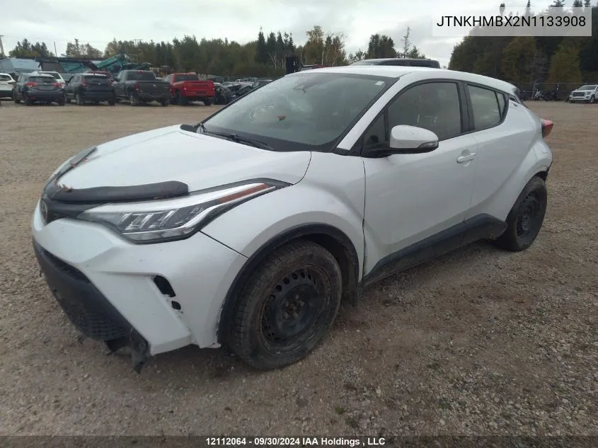 2022 Toyota C-Hr Xle/Night Shade/Limited VIN: JTNKHMBX2N1133908 Lot: 12112064