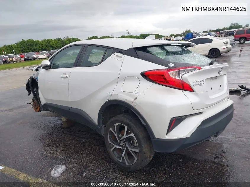 2022 Toyota C-Hr Xle VIN: NMTKHMBX4NR144625 Lot: 39560310