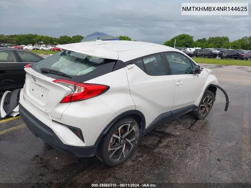 2022 Toyota C-Hr Xle VIN: NMTKHMBX4NR144625 Lot: 39560310