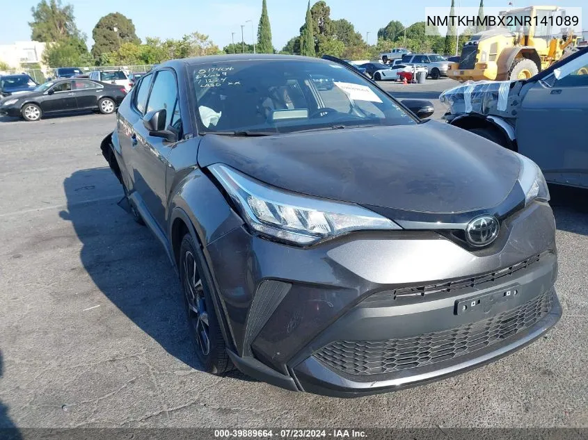 2022 Toyota C-Hr Xle VIN: NMTKHMBX2NR141089 Lot: 39889664