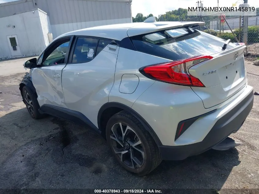 2022 Toyota C-Hr Xle VIN: NMTKHMBX0NR145819 Lot: 40378943