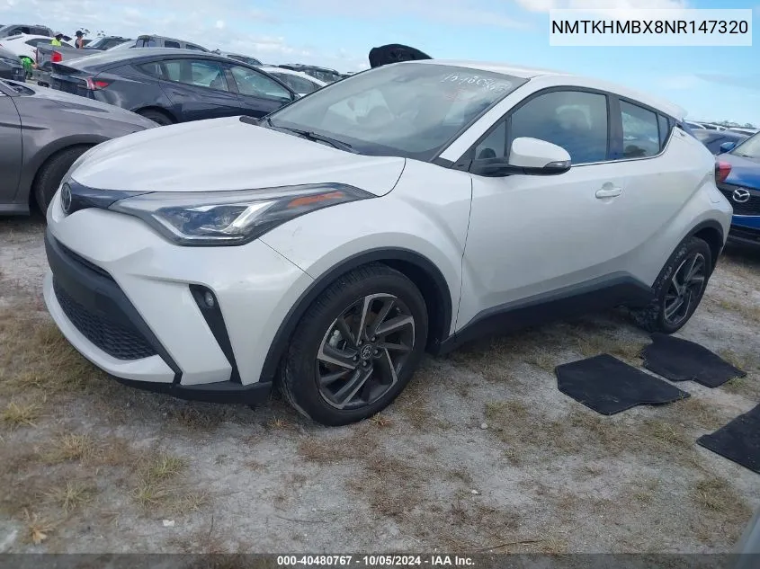 2022 Toyota C-Hr Xle/Night Shade/Limited VIN: NMTKHMBX8NR147320 Lot: 40480767