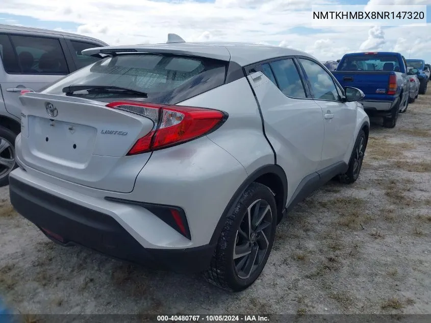 2022 Toyota C-Hr Xle/Night Shade/Limited VIN: NMTKHMBX8NR147320 Lot: 40480767