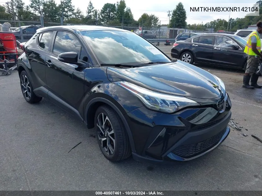 2022 Toyota C-Hr Xle VIN: NMTKHMBXXNR142104 Lot: 40507461