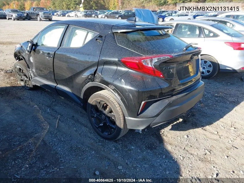 JTNKHMBX2N1131415 2022 Toyota C-Hr Nightshade Edition