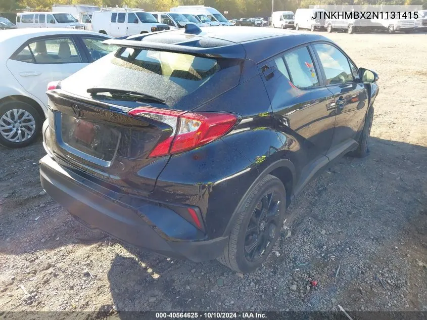 JTNKHMBX2N1131415 2022 Toyota C-Hr Nightshade Edition