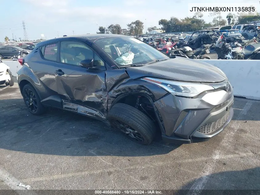 2022 Toyota C-Hr Nightshade Edition VIN: JTNKHMBX0N1135835 Lot: 40588480