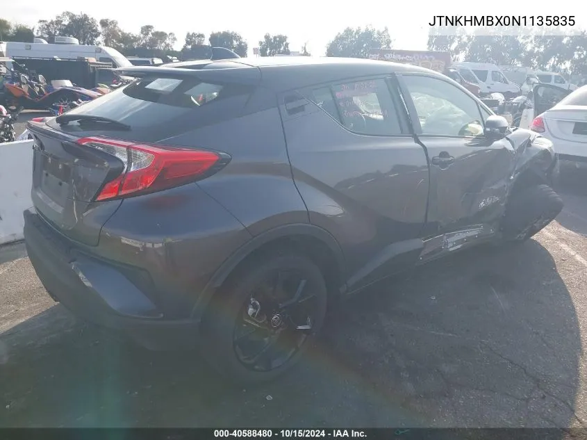 2022 Toyota C-Hr Nightshade Edition VIN: JTNKHMBX0N1135835 Lot: 40588480