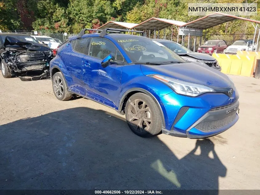 2022 Toyota C-Hr Xle VIN: NMTKHMBXXNR141423 Lot: 40662506