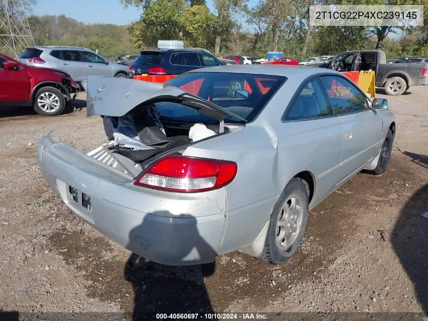 1999 Toyota Camry Solara Se VIN: 2T1CG22P4XC239145 Lot: 40560697