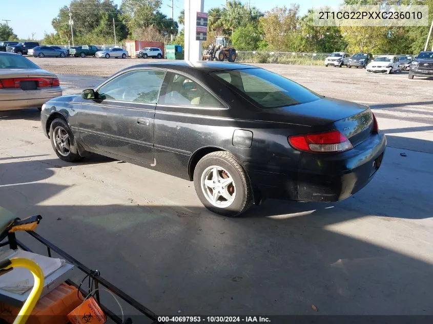 1999 Toyota Camry Solara Se VIN: 2T1CG22PXXC236010 Lot: 40697953