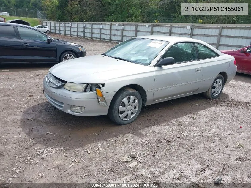 2T1CG22P51C455061 2001 Toyota Camry Solara Se