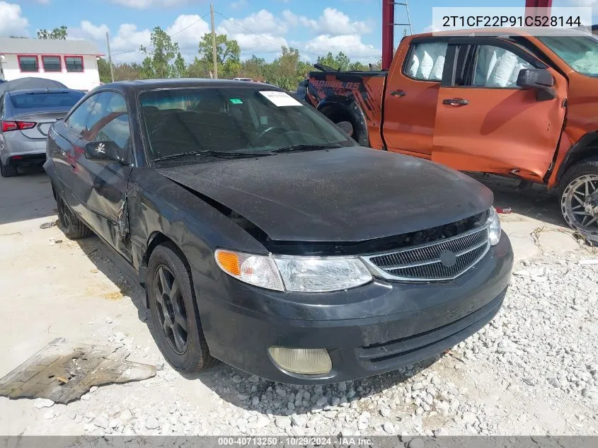 2001 Toyota Camry Solara Se V6 VIN: 2T1CF22P91C528144 Lot: 40713250