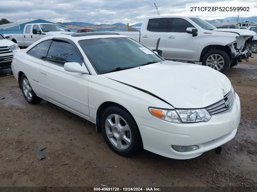 2T1CF28P52C599902 2002 Toyota Camry Solara Sle V6