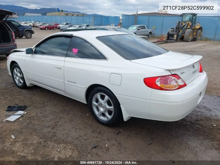 2T1CF28P52C599902 2002 Toyota Camry Solara Sle V6