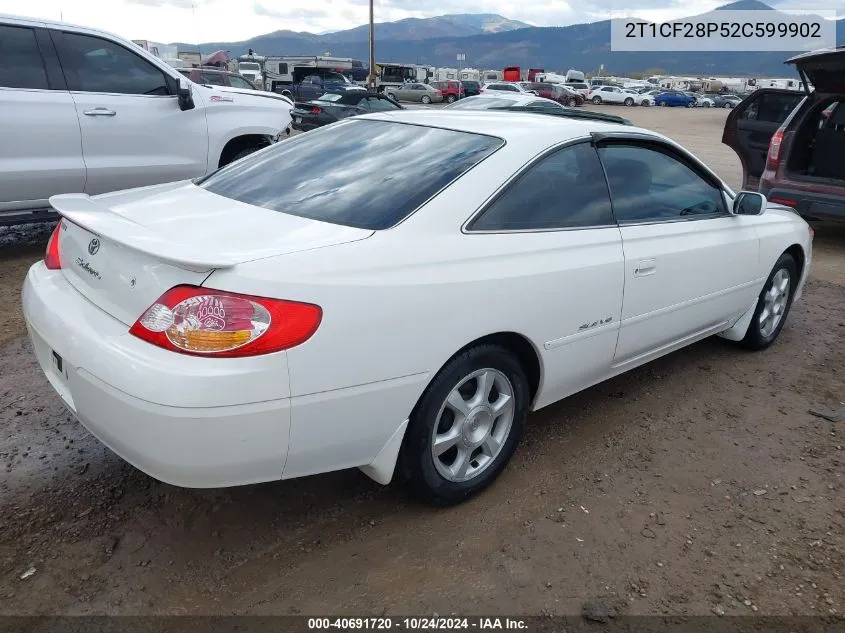 2T1CF28P52C599902 2002 Toyota Camry Solara Sle V6