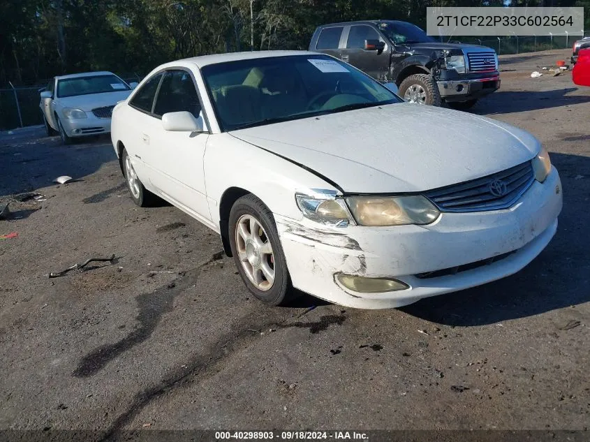 2T1CF22P33C602564 2003 Toyota Camry Solara Se V6