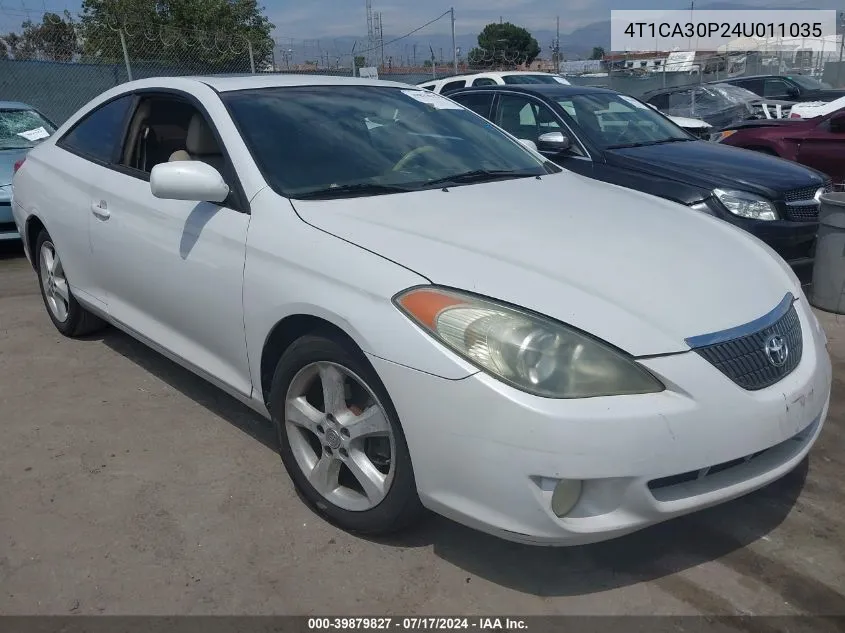 4T1CA30P24U011035 2004 Toyota Camry Solara Sle V6