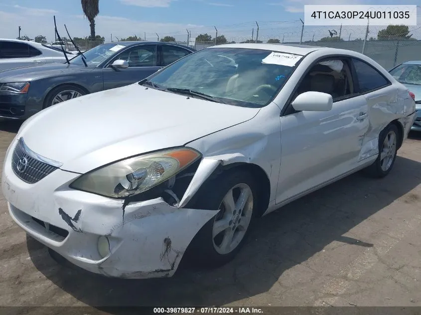 2004 Toyota Camry Solara Sle V6 VIN: 4T1CA30P24U011035 Lot: 39879827