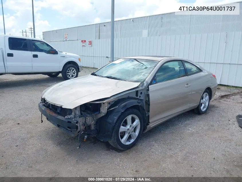 4T1CA30P64U001737 2004 Toyota Camry Solara Sle V6