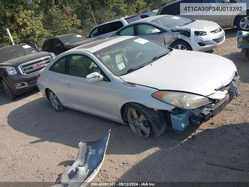 4T1CA30P34U013392 2004 Toyota Camry Solara Se/Sle