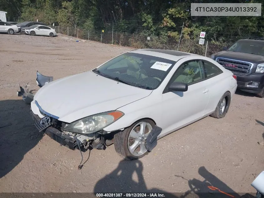 4T1CA30P34U013392 2004 Toyota Camry Solara Se/Sle