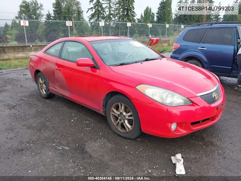 4T1CE38P14U799203 2004 Toyota Camry Solara Se/Sle