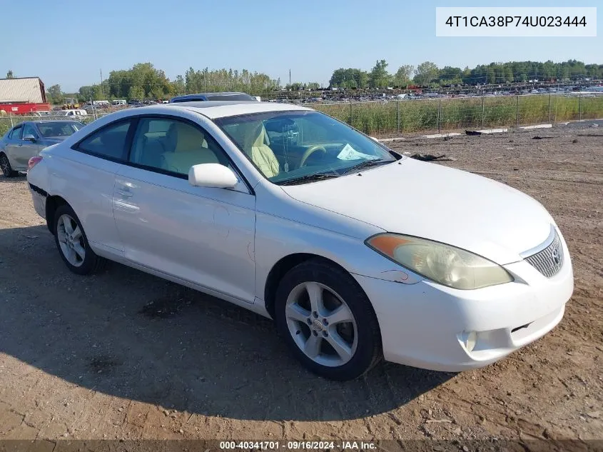 2004 Toyota Camry Solara Se/Sle VIN: 4T1CA38P74U023444 Lot: 40341701