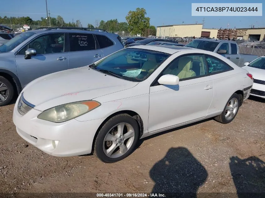 2004 Toyota Camry Solara Se/Sle VIN: 4T1CA38P74U023444 Lot: 40341701