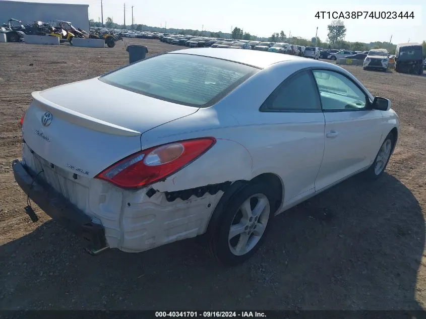 2004 Toyota Camry Solara Se/Sle VIN: 4T1CA38P74U023444 Lot: 40341701