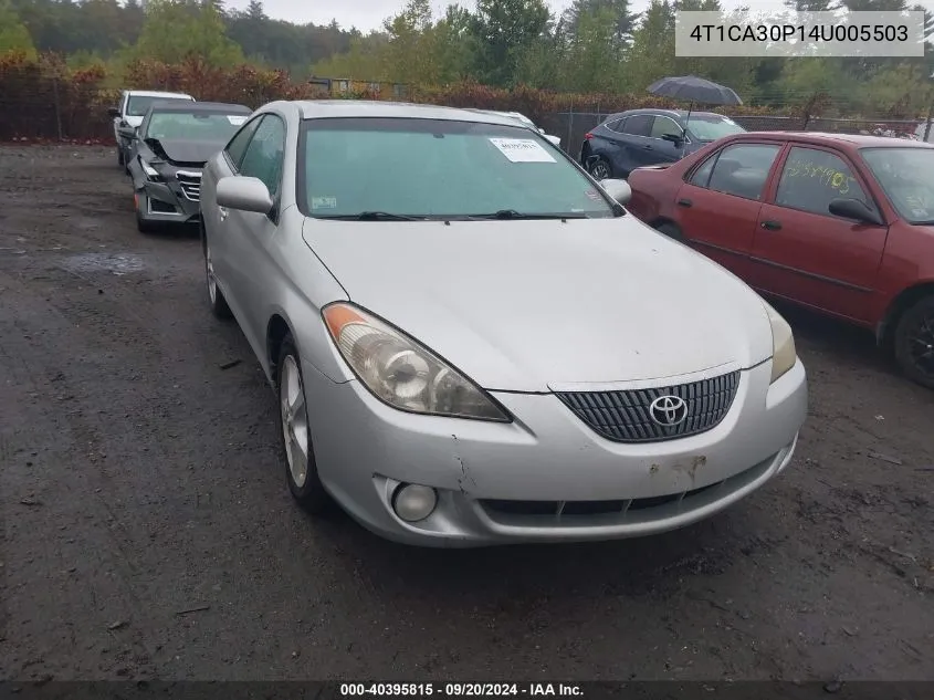 2004 Toyota Camry Solara Sle V6 VIN: 4T1CA30P14U005503 Lot: 40395815