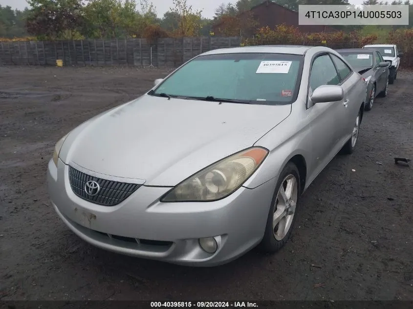 2004 Toyota Camry Solara Sle V6 VIN: 4T1CA30P14U005503 Lot: 40395815