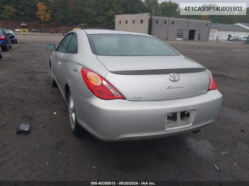 2004 Toyota Camry Solara Sle V6 VIN: 4T1CA30P14U005503 Lot: 40395815