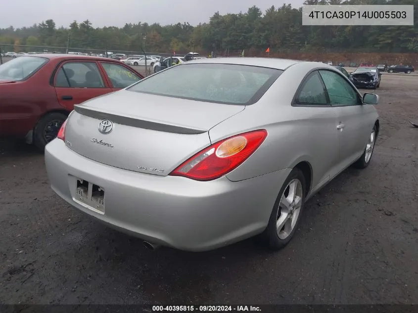 2004 Toyota Camry Solara Sle V6 VIN: 4T1CA30P14U005503 Lot: 40395815