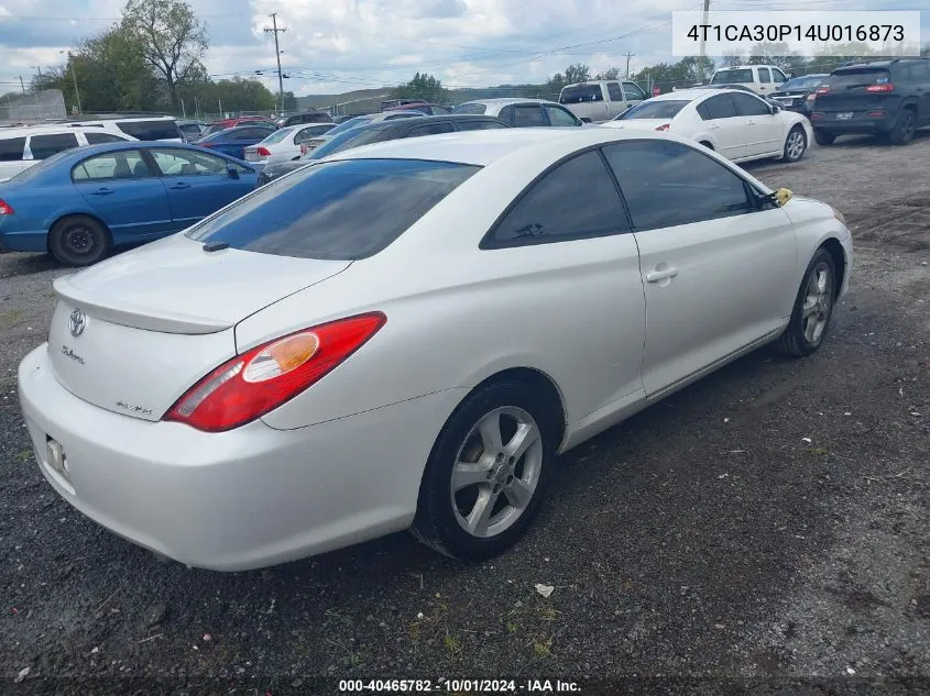 4T1CA30P14U016873 2004 Toyota Camry Solara Sle V6