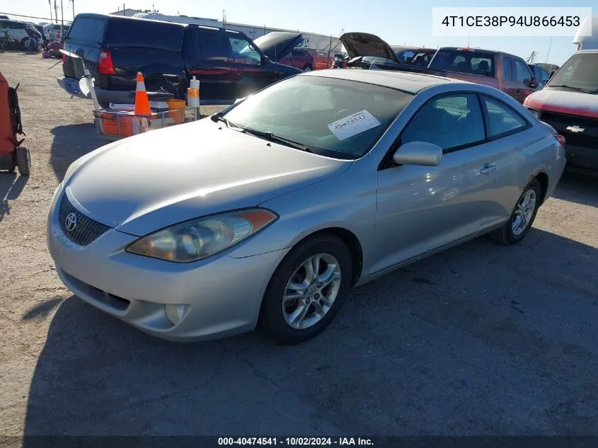 2004 Toyota Camry Solara Se VIN: 4T1CE38P94U866453 Lot: 40474541