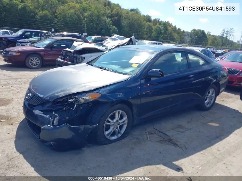 2004 Toyota Camry Solara Sle VIN: 4T1CE30P54U841593 Lot: 40510438