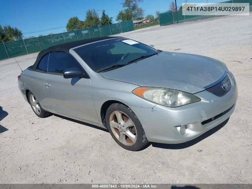 2004 Toyota Camry Solara Sle VIN: 4T1FA38P14U029897 Lot: 40557643