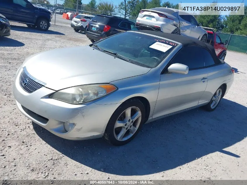 2004 Toyota Camry Solara Sle VIN: 4T1FA38P14U029897 Lot: 40557643