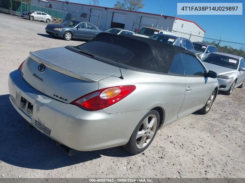 2004 Toyota Camry Solara Sle VIN: 4T1FA38P14U029897 Lot: 40557643