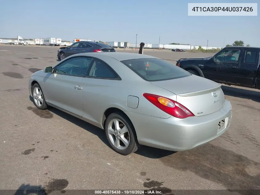 2004 Toyota Camry Solara Sle V6 VIN: 4T1CA30P44U037426 Lot: 40575438