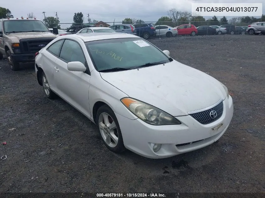 2004 Toyota Camry Solara Se V6 VIN: 4T1CA38P04U013077 Lot: 40579181