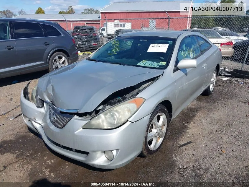 2004 Toyota Camry Solara Se V6 VIN: 4T1CA30P04U007713 Lot: 40584114