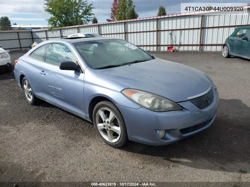 2004 Toyota Camry Solara Sle V6 VIN: 4T1CA30P44U009920 Lot: 40623819