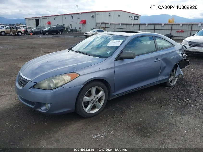 2004 Toyota Camry Solara Sle V6 VIN: 4T1CA30P44U009920 Lot: 40623819