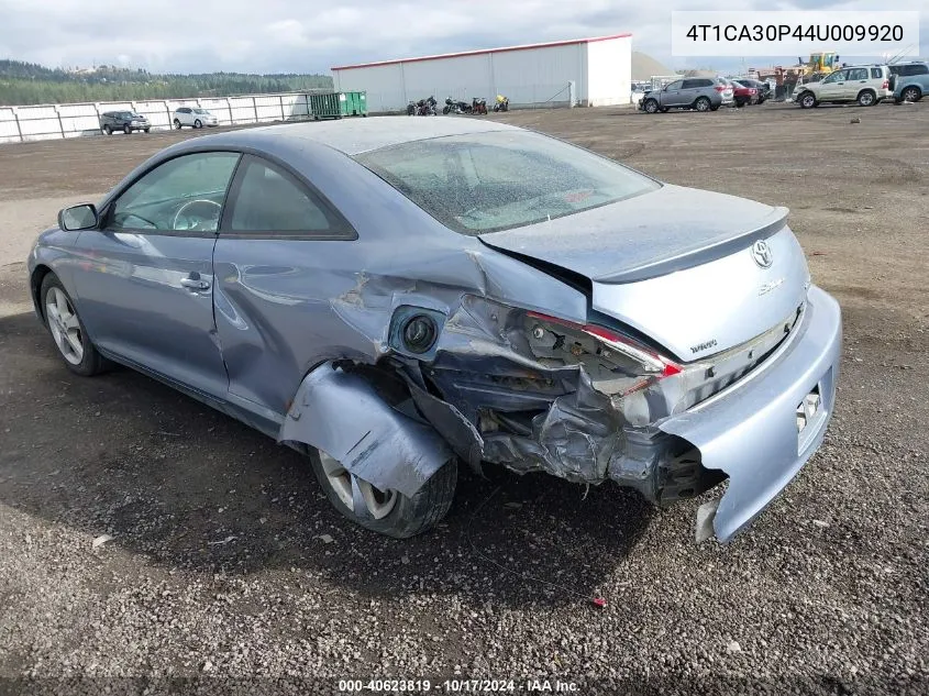 2004 Toyota Camry Solara Sle V6 VIN: 4T1CA30P44U009920 Lot: 40623819