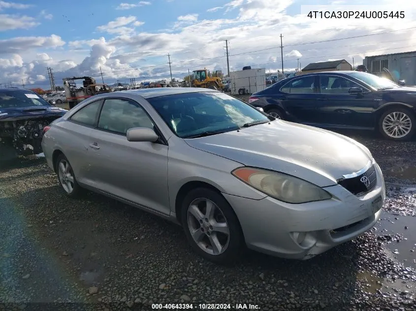 2004 Toyota Camry Solara Sle V6 VIN: 4T1CA30P24U005445 Lot: 40643394