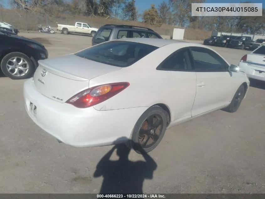 2004 Toyota Camry Solara Sle V6 VIN: 4T1CA30P44U015085 Lot: 40666223