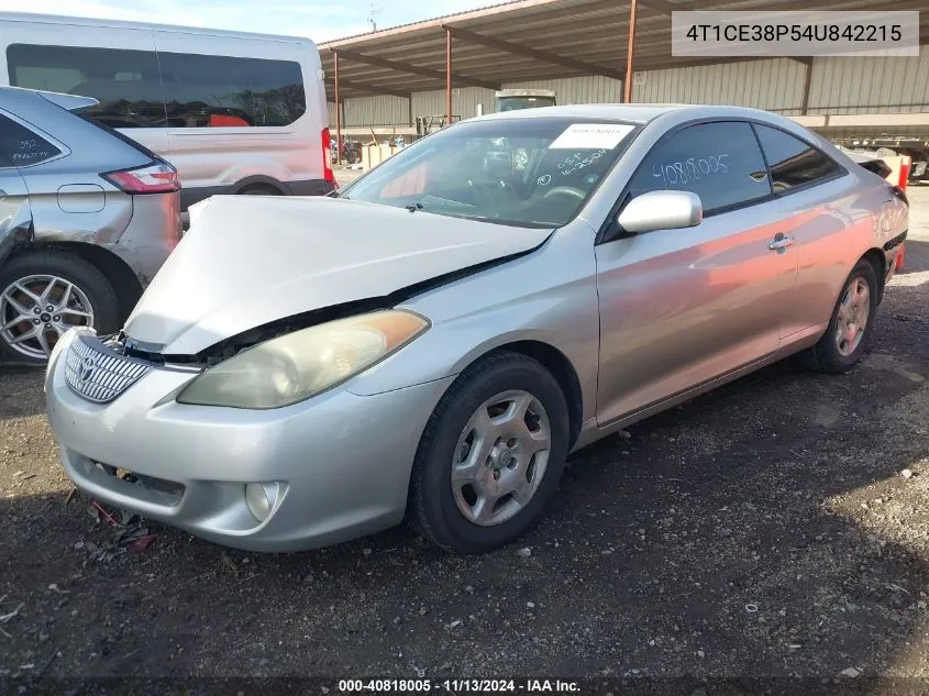 4T1CE38P54U842215 2004 Toyota Camry Solara Se