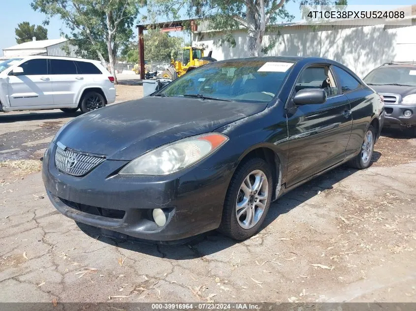 2005 Toyota Camry Solara Se VIN: 4T1CE38PX5U524088 Lot: 39916964